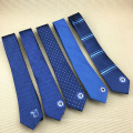 Chinese Manufacturer Mens Silk Jacquard Woven Custom Embroidered Tie